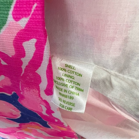 🆕 Lilly Pulitzer Ashlyn Shift Dress in beckon blue jungle utopia SZ 14 - Picture 3 of 3